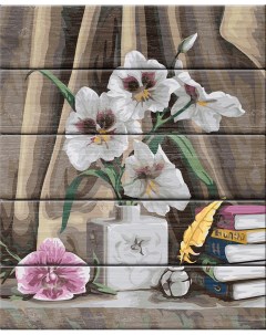 Картина по номерам по дереву Freya Элегантные орхидеи PKW 1 54 40 х 50 см