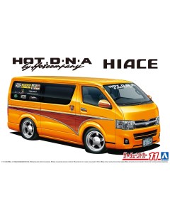 Сборная модель 1 24 Сборная модель Toyota HiAce HotCompany TRH200V 12 05948 Aoshima