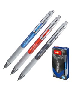 Ручка шариковая TOP TEK FUSION синий стержень автоматическая 1 шт Unimax