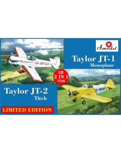 Сборная модель 1 72 Taylor JT 1 monoplane и Taylor JT 2 titch 72359 Amodel