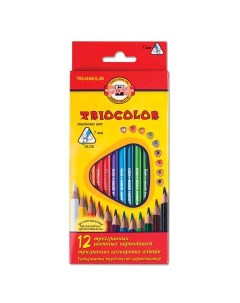 Набор цветных карандашей 12 цв арт 180821 3 набора Koh-i-noor