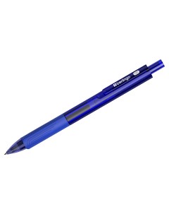 Ручка гелевая автоматическая Triangle gel RT синяя 0 5мм грип Berlingo
