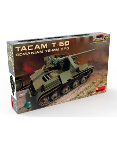Сборная модель 1 35 румынская 76 мм САУ TACAM T 60 с интерьером 35240 Miniart