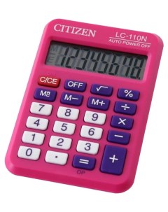 Калькулятор LC 110NPKCFS Citizen