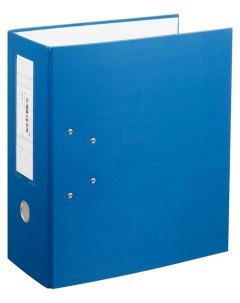 Папка регистратор с арочным механизмом А4 125 мм синяя Комус