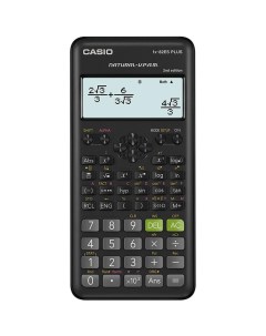 Калькулятор FX 82ESPLUS 2 SETD черный 12 разр Casio