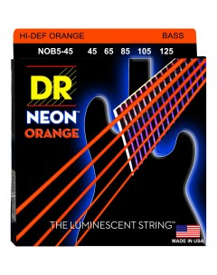Струны для бас гитары NOB5 45 Dr string