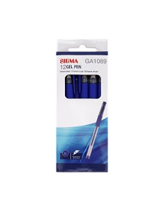 Набор ручек гелевых синяя 0 5 мм 12 шт Sigma