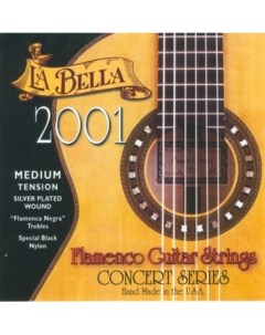 Струны для классической гитары 2001 FLAMENCO Medium La bella