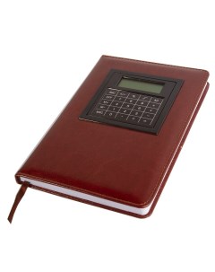 Блокнот Бизнес с калькулятором красный r 111 Yalong