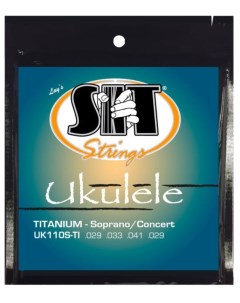 Струны для укулеле концерт UK110S TI Ukulele Standard Black Soprano Concert Sit strings