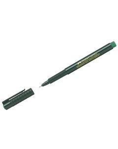 Ручка капиллярная Finepen 1511 зеленая 0 4мм Faber-castell