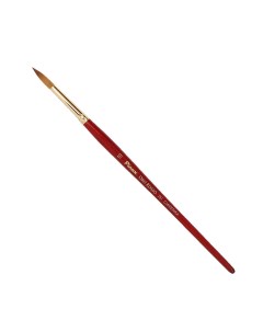 Кисть синтетика 10 круглая Oro Rosso 751 короткая ручка Pinax