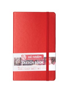 Скетчбук Art Creation 13x21 см 80 листов красный Royal talens