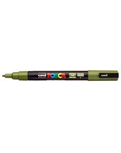 Маркер Uni POSCA PC 3M 0 9 1 3мм овальный хаки khaki green 7 Uni mitsubishi pencil