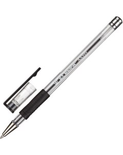 Ручка шариковая АА999 0 5мм черный с рез манж Китай 10шт Beifa