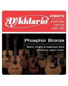 Струны для бас гитары DAddario EPBB170 D`addario