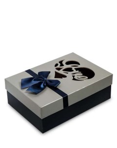 Коробка подарочная Прямоугольник цв син сер WG 63 2 A 113 301356 Арт-ист