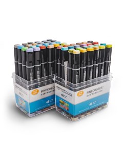 Набор спиртовых маркеров Sketch Brush Marker 48 штук Finecolour