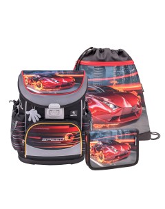 Школьный ранец Mini Fit SPEED с наполнением серия 405 33 P13 SET Belmil