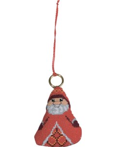 Набор для вышивания ёлочного украшения Дед Мороз арт 01 8226 Permin