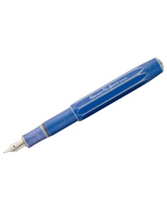 Перьевая ручка AL Sport Stonewashed M синий алюминиевый корпус Kaweco