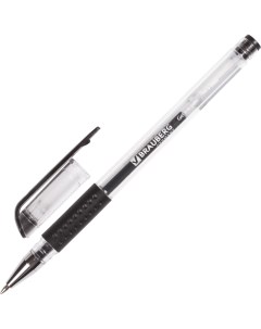 Ручка гелевая Number One 141194 черная 0 5 мм 1 шт Brauberg