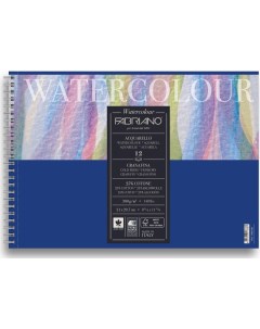 Альбом для акварели Watercolour 21x29 7 см 12 листов Fabriano