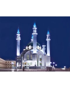 Алмазная мозаика Мечеть Кул Шариф полная выкладка 38х48 см квадратные стразы Гранни