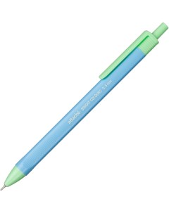 Ручка шариковая автоматическая Bright colours г зел корп син 0 5мм 10шт Attache