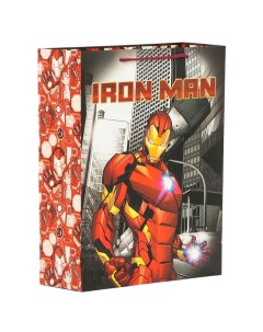 Пакет подарочный Iron Man Мстители 31х40х11 5 см Marvel