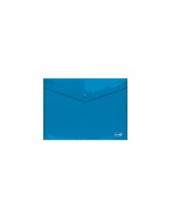 Папка конверт на кнопке А4 160мкм синяя Centrum