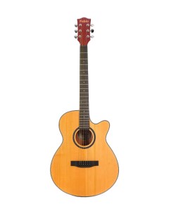 Акустическая гитара с анкером матовая Ель Махагон 4 4 40 дюйм FXL 401 SN Fabio