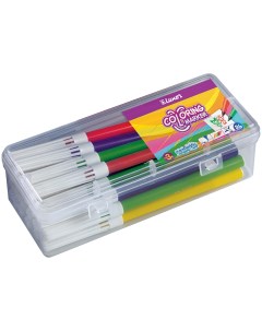 Фломастеры Coloring 24 цветов пластиковый пенал Luxor