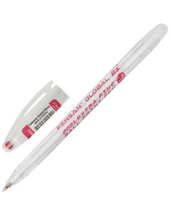 Ручка шариковая Global 21 142704 красная 0 5 мм 1 шт Pensan