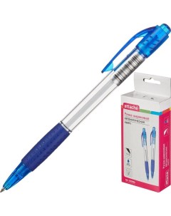 Ручка шариковая Happy 563886 синяя 0 5 мм 1 шт Attache