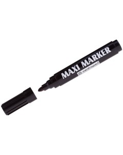 Маркер перманентный MAXI 2 4 мм черный ширина линии 2 4 мм черный Centropen