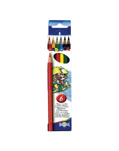 Карандаши цветные Набор карандашей цветных 6 цветов Carioca