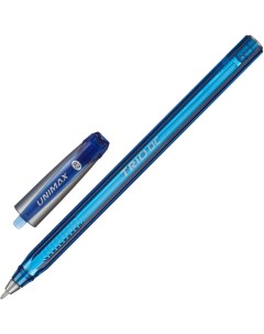 Ручка шариковая неавтоматическая Trio DC tinted 0 7мм син масл 8шт Unimax
