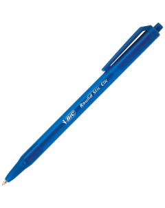Ручка шариковая Round Stic Clic 926376 синяя 1 мм 1 шт Bic