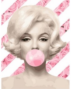 Картина по номерам Розовый пузырь GX40896 Paintboy