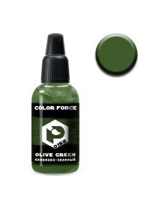 Арт 0152 Краска для аэрографии Color Force Оливково зелёный Olive green Pacific88