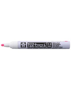 Маркер декоративный Pen Touch 2 0 мм розовый флуоресцентный Sakura