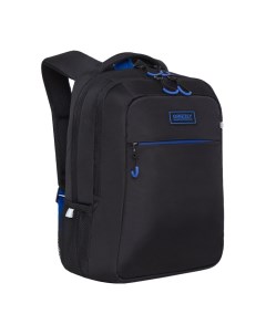 Рюкзак Black Blue черный с синим Grizzly