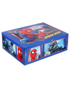 Складная коробка с игрой 31 2х25 6х16 1 см Человек паук Marvel