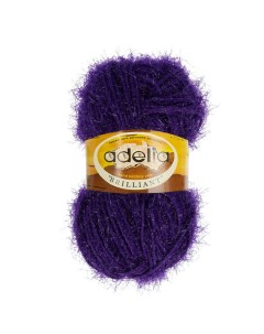 Пряжа Brilliant 13 темный фиолетовый Adelia