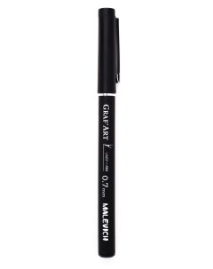 Черный линер для рисования GrafArt PRO 08 капиллярная ручка для скетчинга Малевичъ