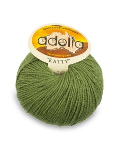 Пряжа Katty 20 зеленый Adelia
