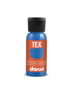 Краска для ткани TEX DA0100050 50 мл 215 голубой Darwi