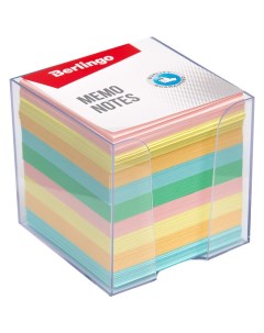 Блок для записи Standart 9x9x9 см 1000 листов цветной Berlingo